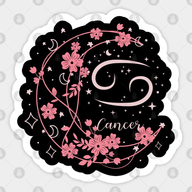 Cancer (June 21 July 22) Sticker by Annabelhut